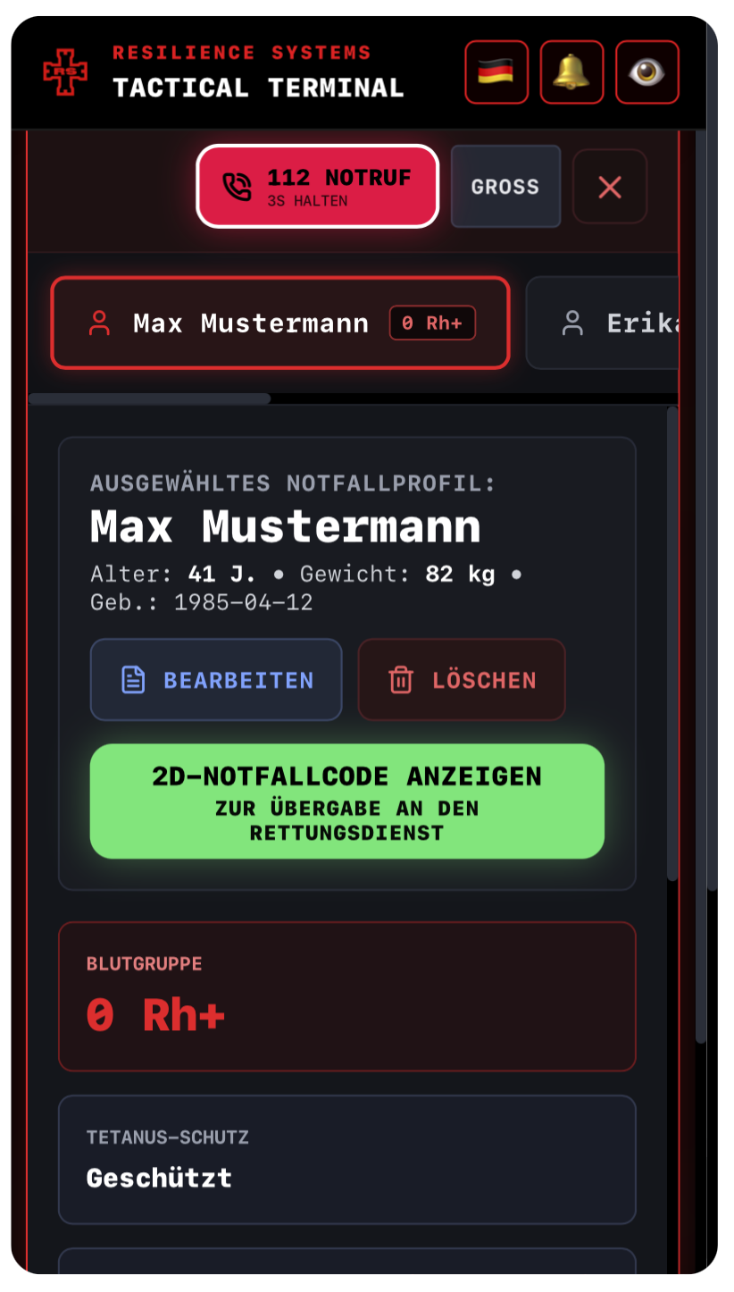 Notfallprofil